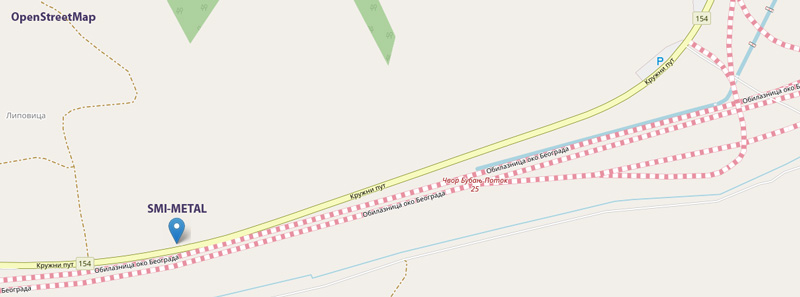 Mapa SMI METAL